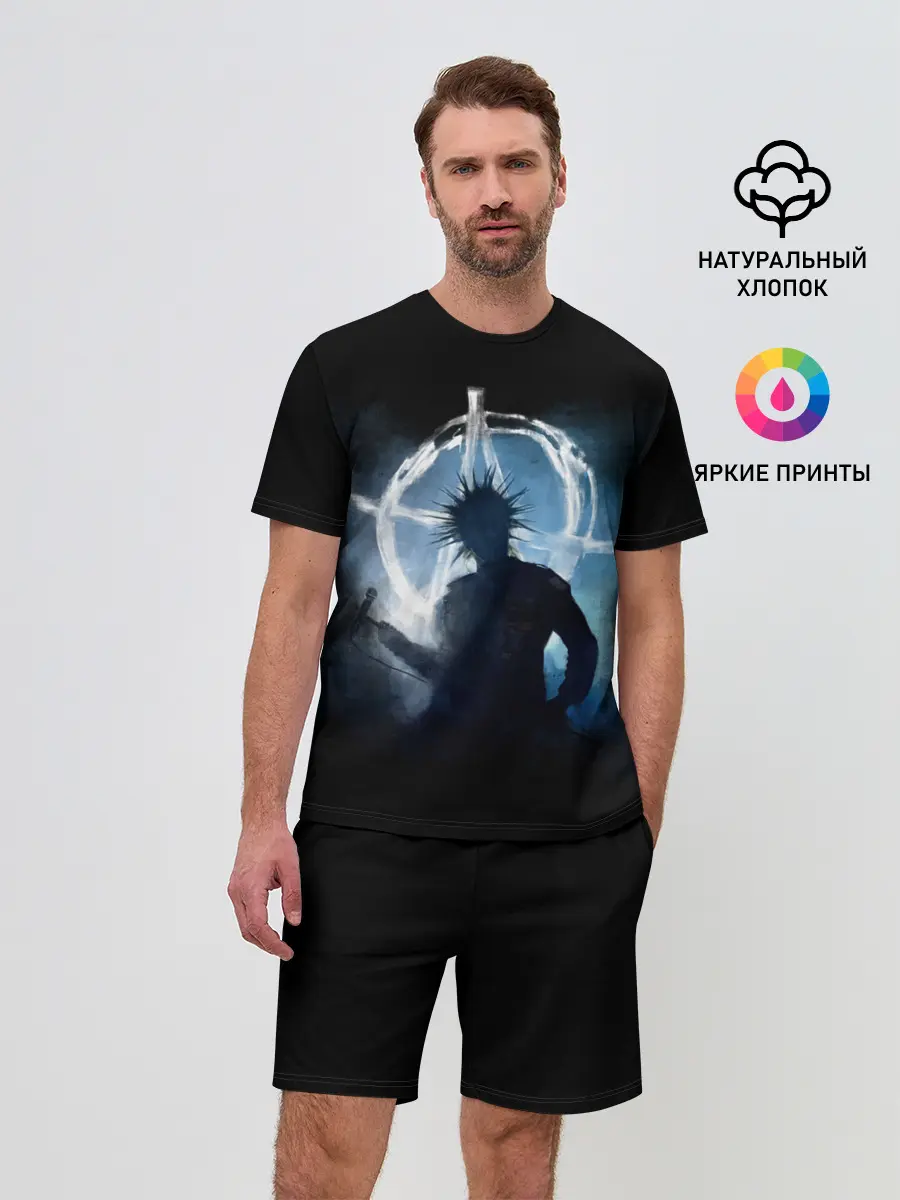 Мужской костюм с шортами / Горшок