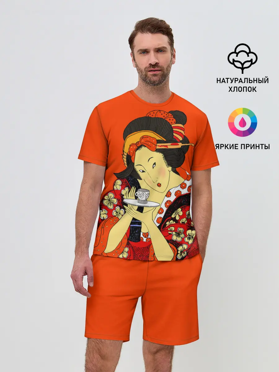 Мужской костюм с шортами / Японка