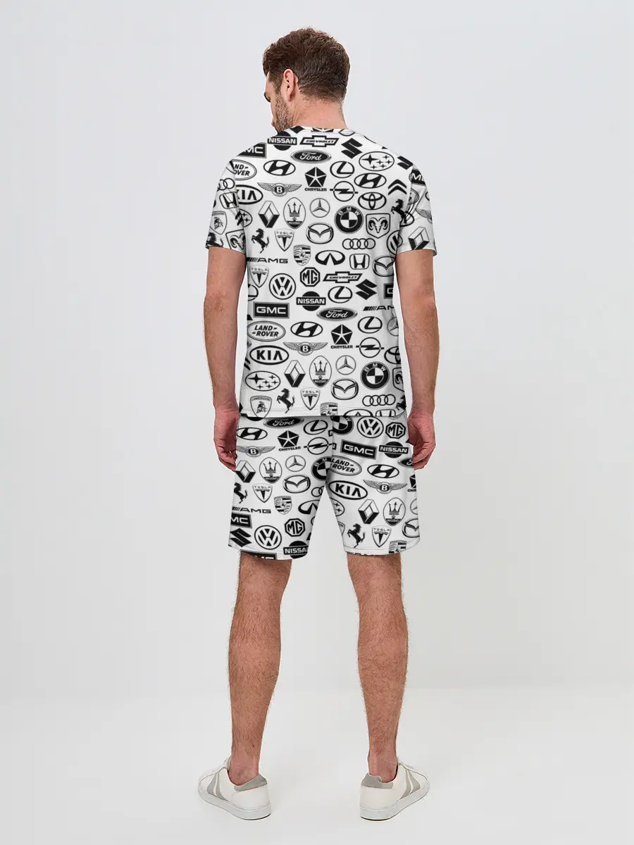 Мужской костюм с шортами / ЛОГОТИПЫ АВТО