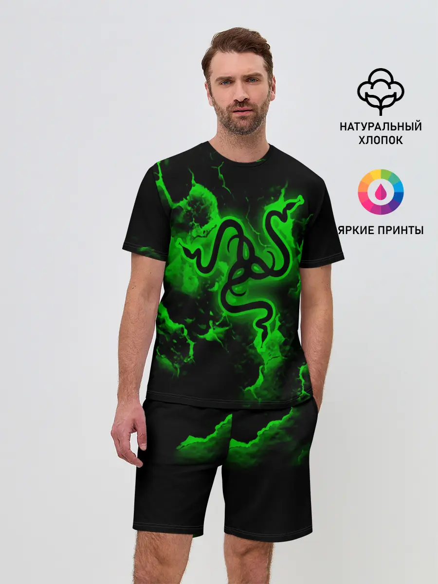 Мужской костюм с шортами / RAZER