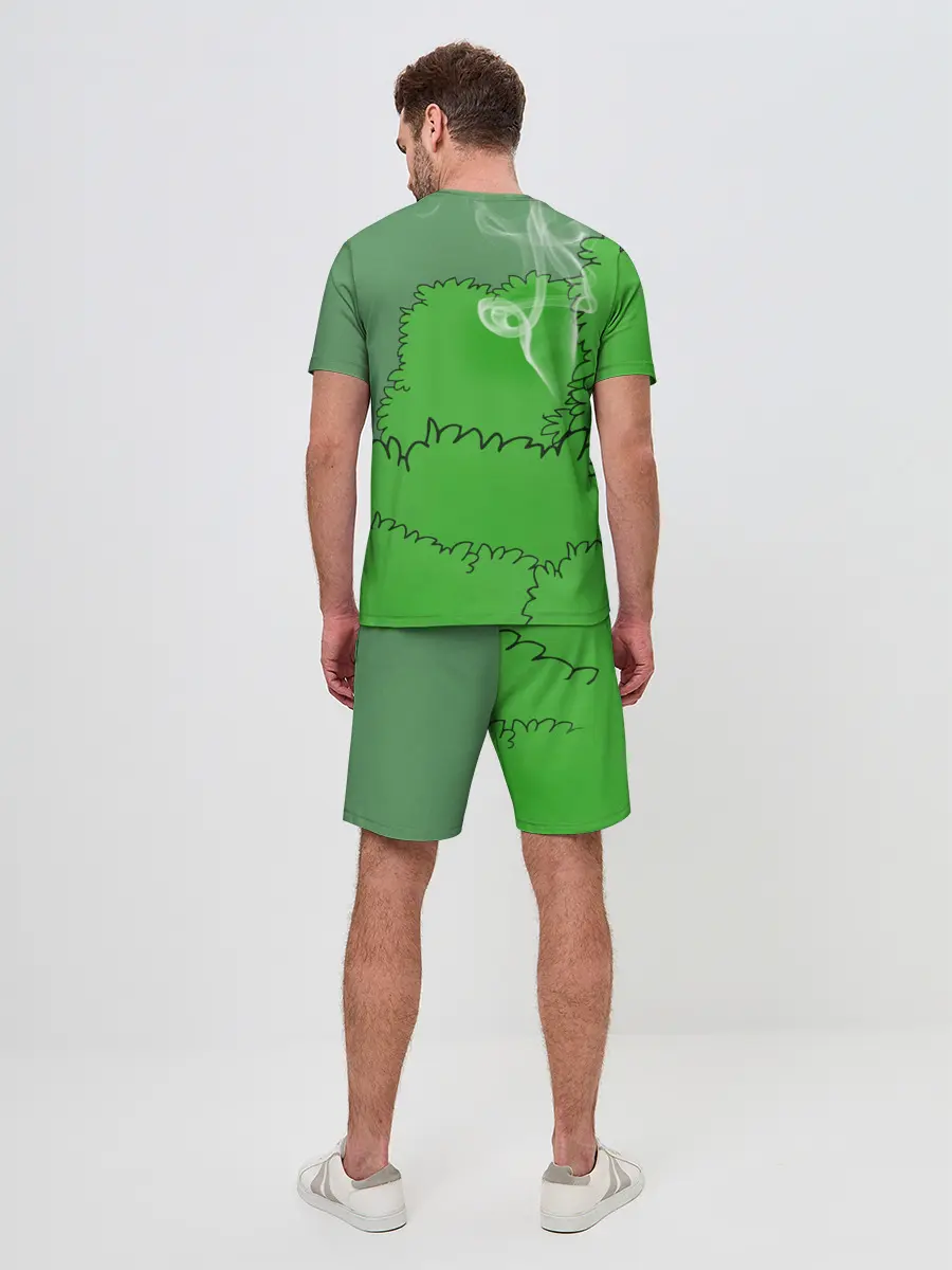 Мужской костюм с шортами / Шашлыки из кустов