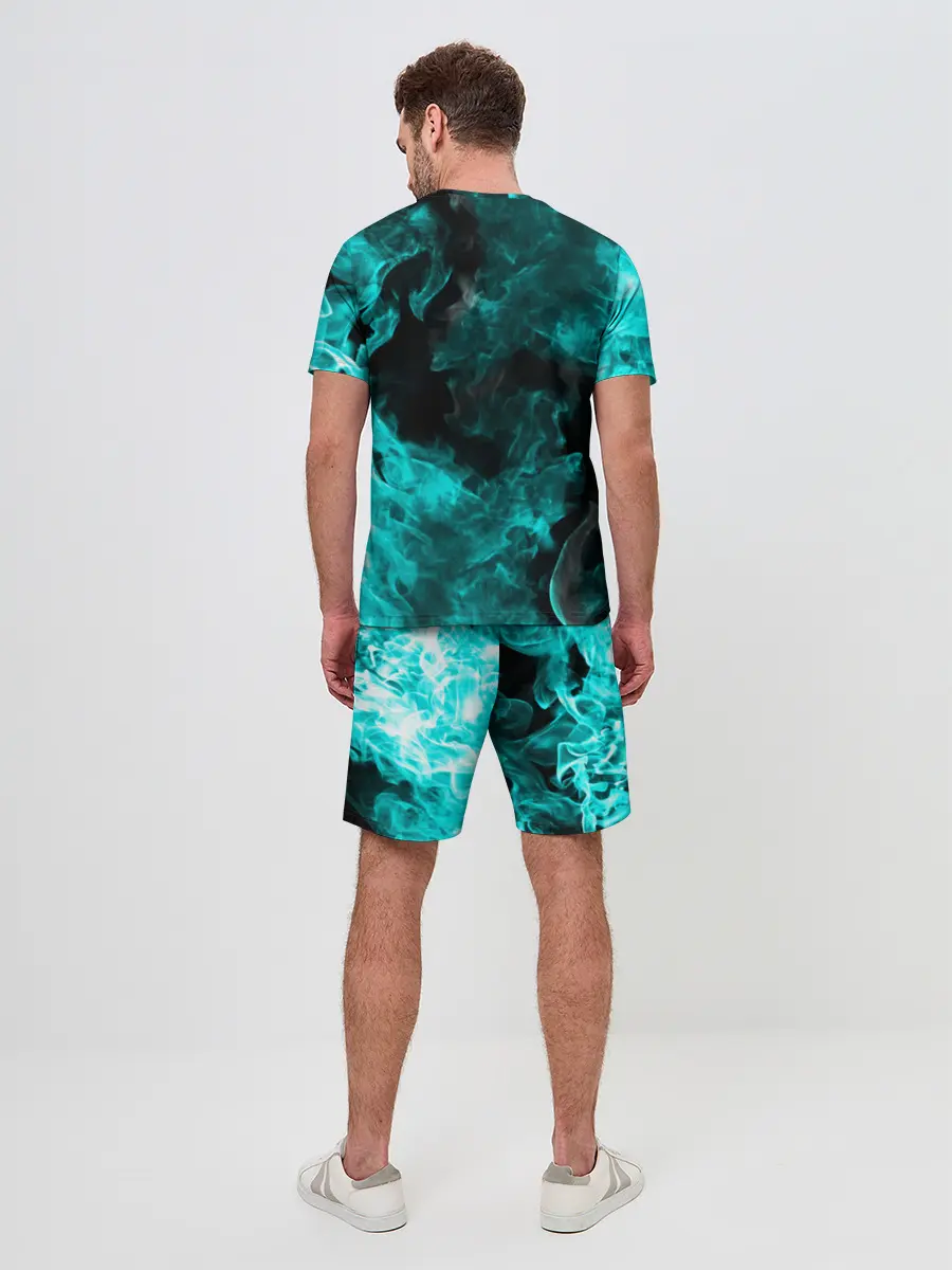 Мужской костюм с шортами / ОГОНЬ