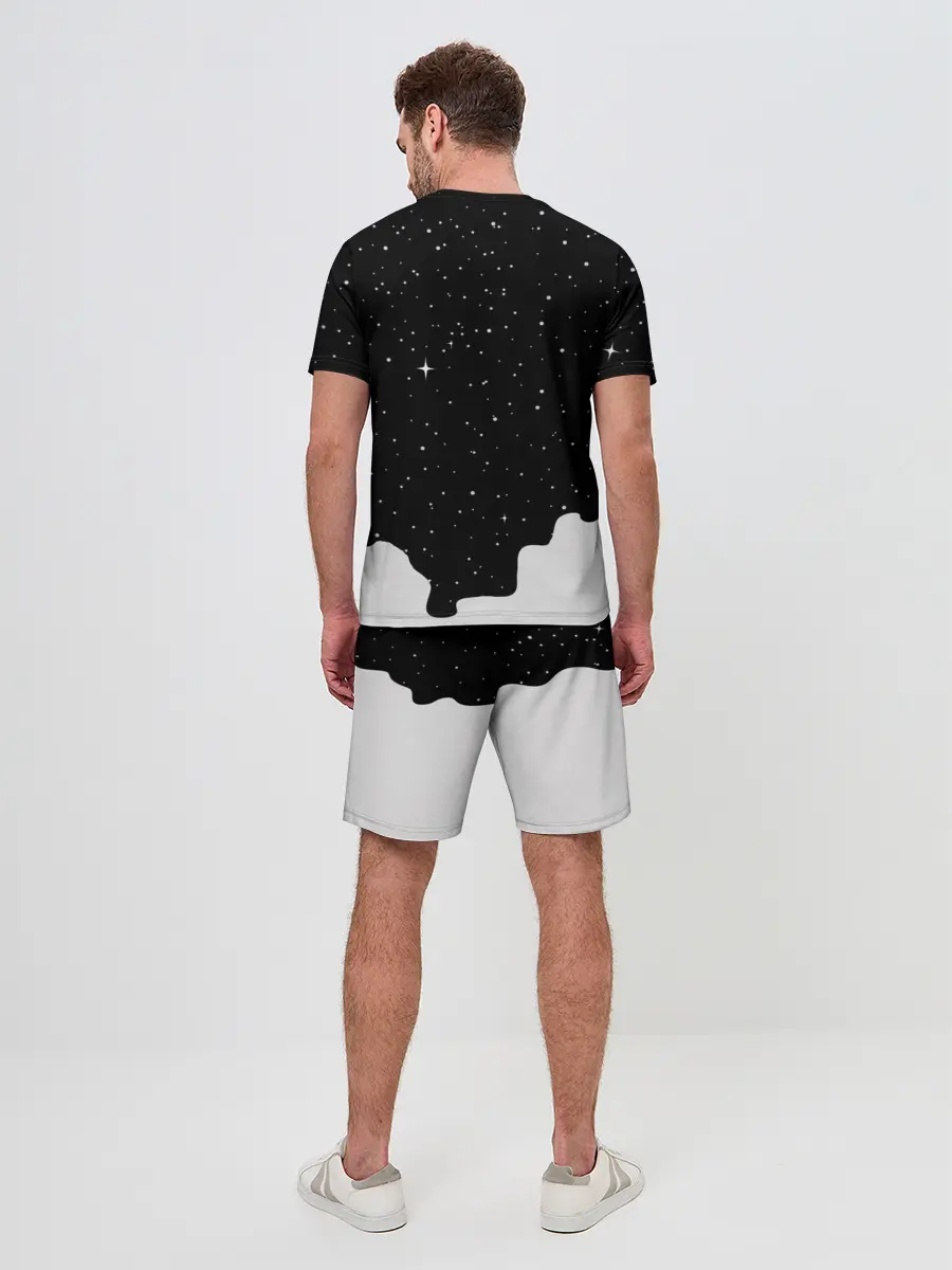 Мужской костюм с шортами / Космический Кот