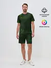 Мужской костюм с шортами / ЗЕЛЕНАЯ БРОНЯ / GREEN STEEL