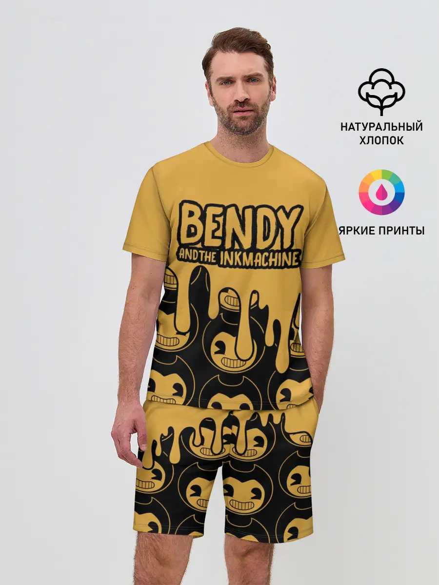 Мужской костюм с шортами / Bendy And The Ink Machine
