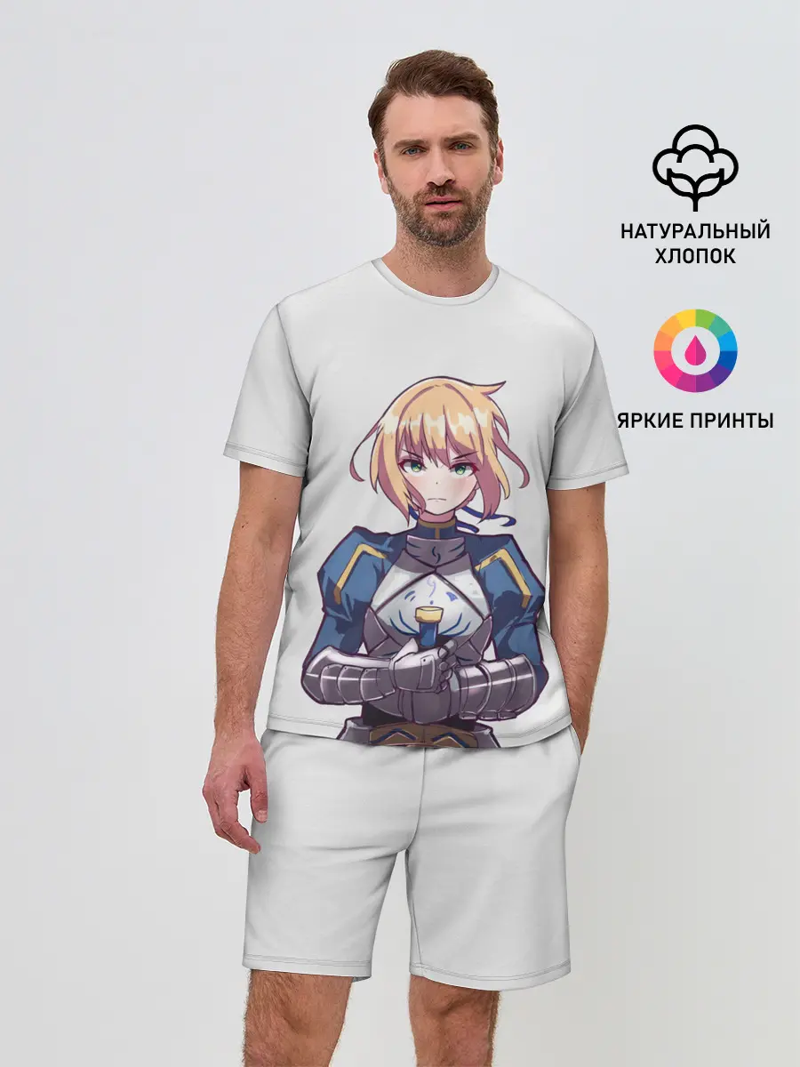 Мужской костюм с шортами / Девушка рыцарь