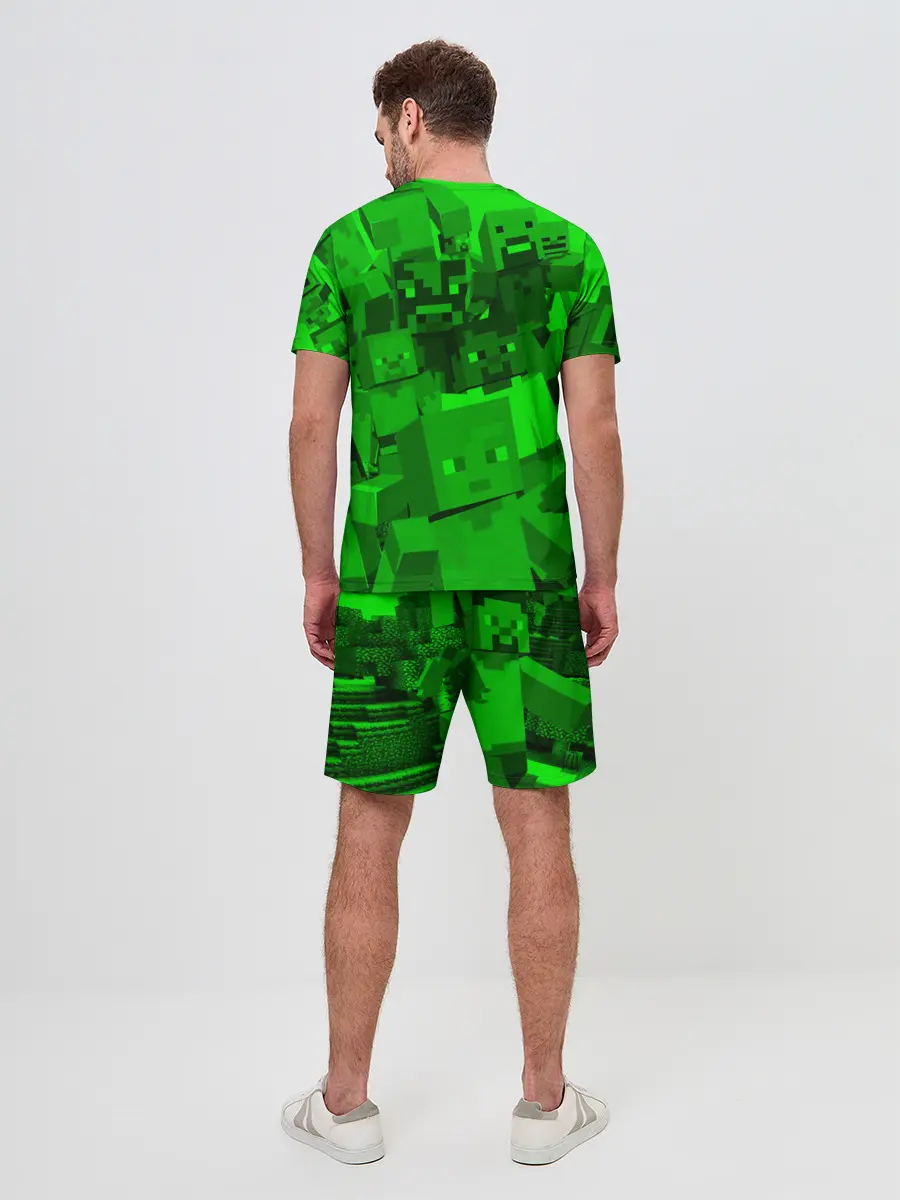 Мужской костюм с шортами / MINECRAFT GAME