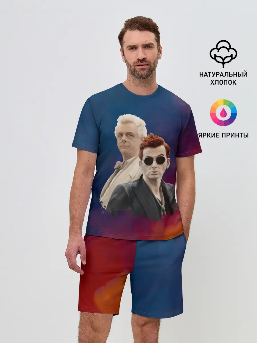 Мужской костюм с шортами / Кроули и Азирафель