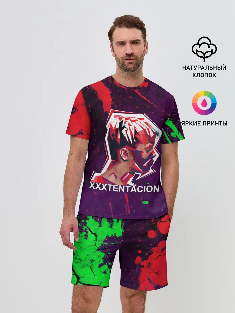 Мужской костюм с шортами / XXXTENTACION.