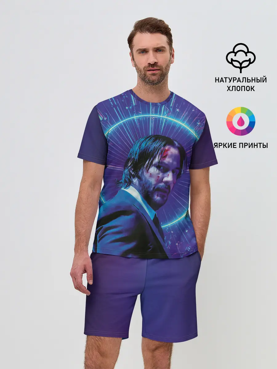 Мужской костюм с шортами / Джон Уик 3