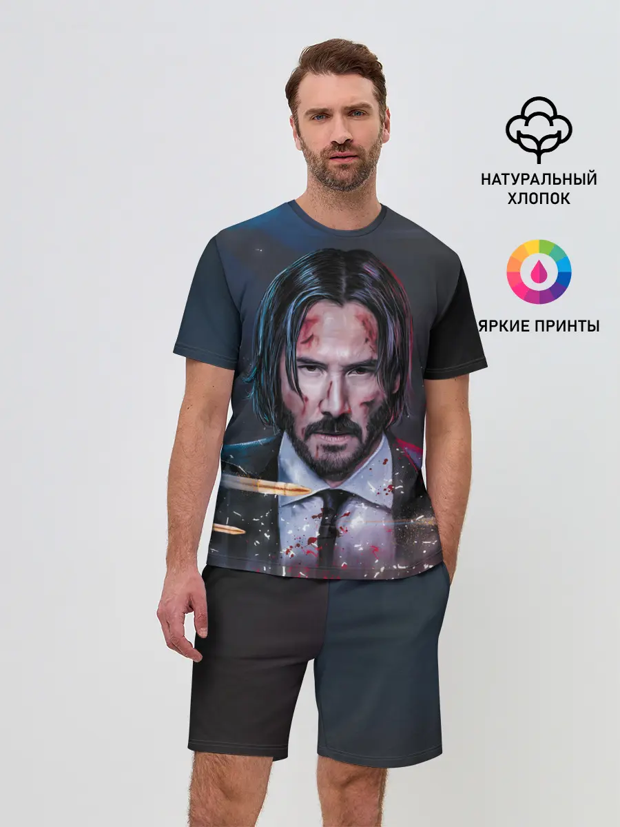 Мужской костюм с шортами / Джон Уик