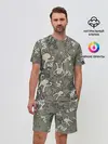 Мужской костюм с шортами / ЪУЪ КАМУФЛЯЖ.