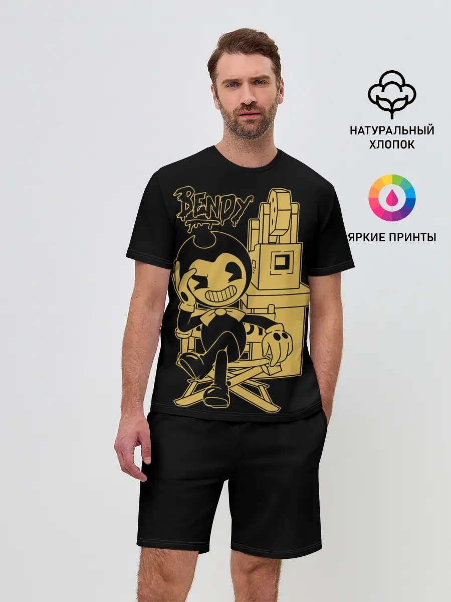 Мужской костюм с шортами / Bendy And The Ink Machine