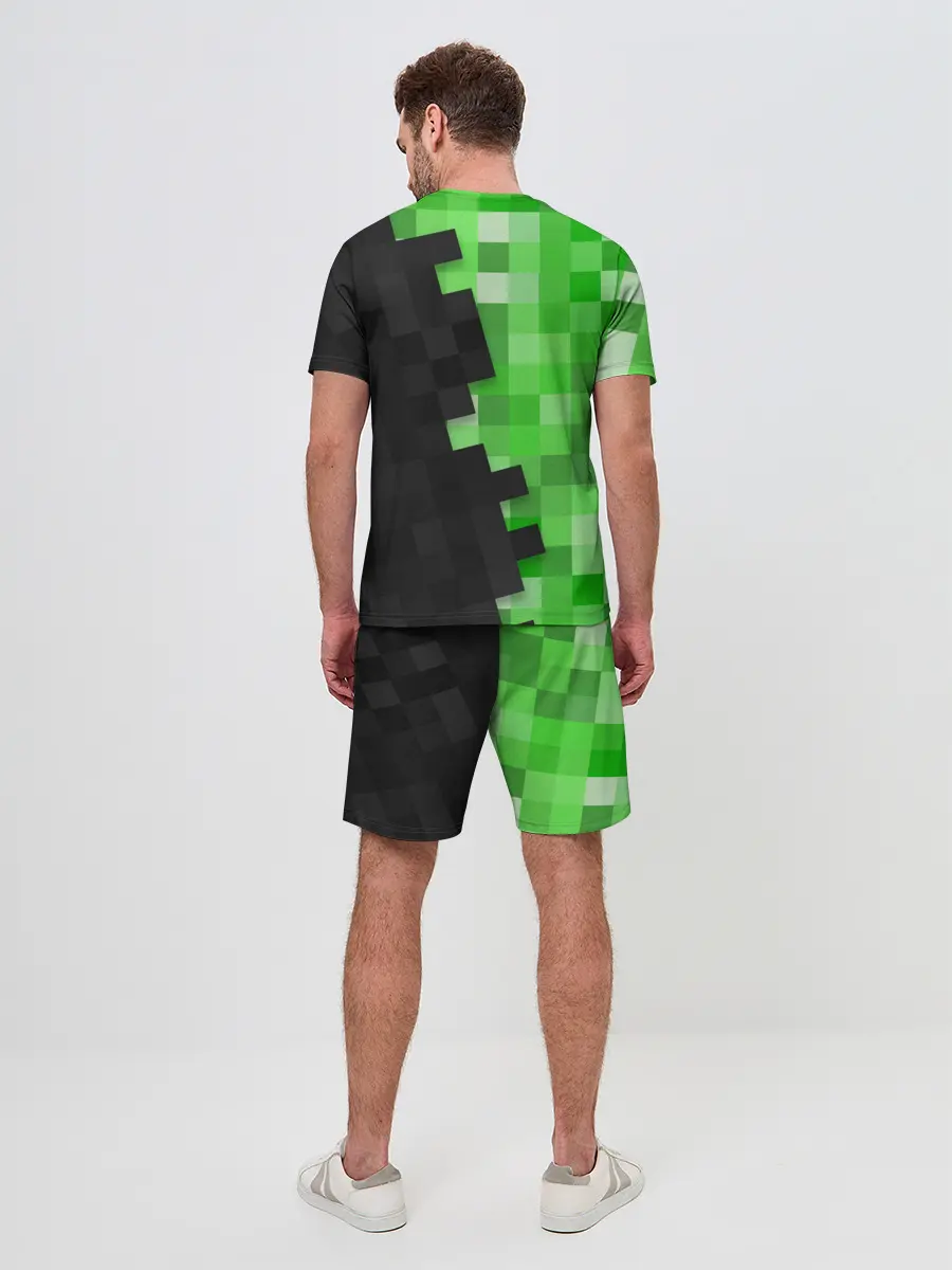 Мужской костюм с шортами / Minecraft EARTH