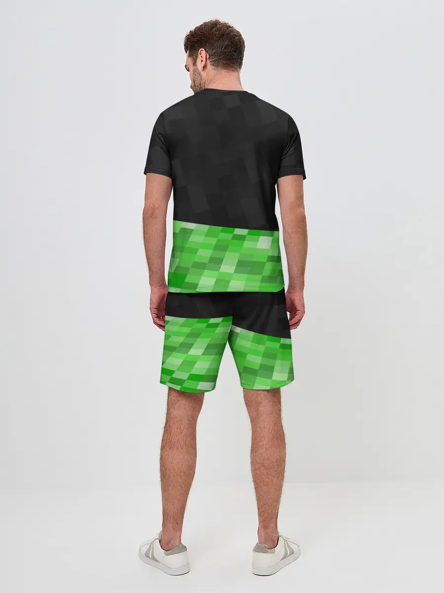 Мужской костюм с шортами / Minecraft EARTH - Котик