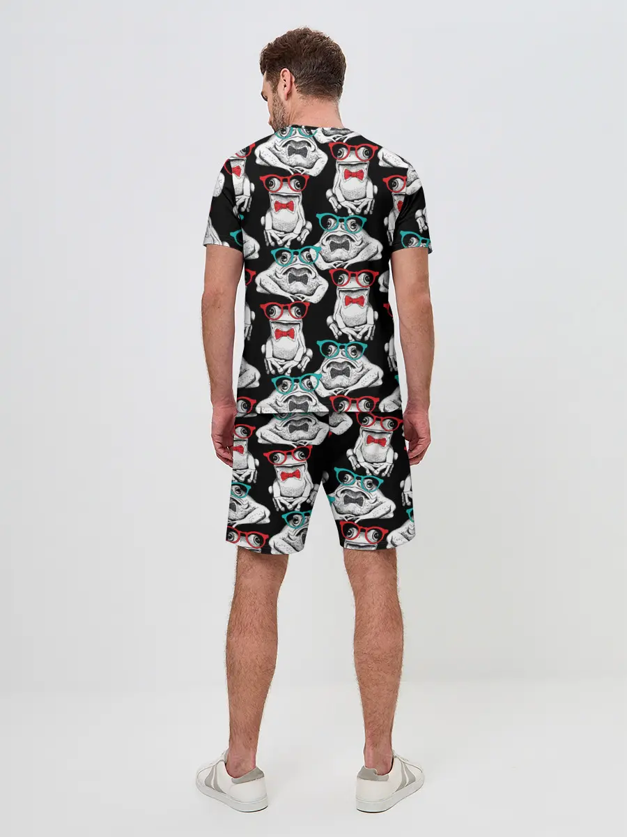 Мужской костюм с шортами / Лягушки в очках