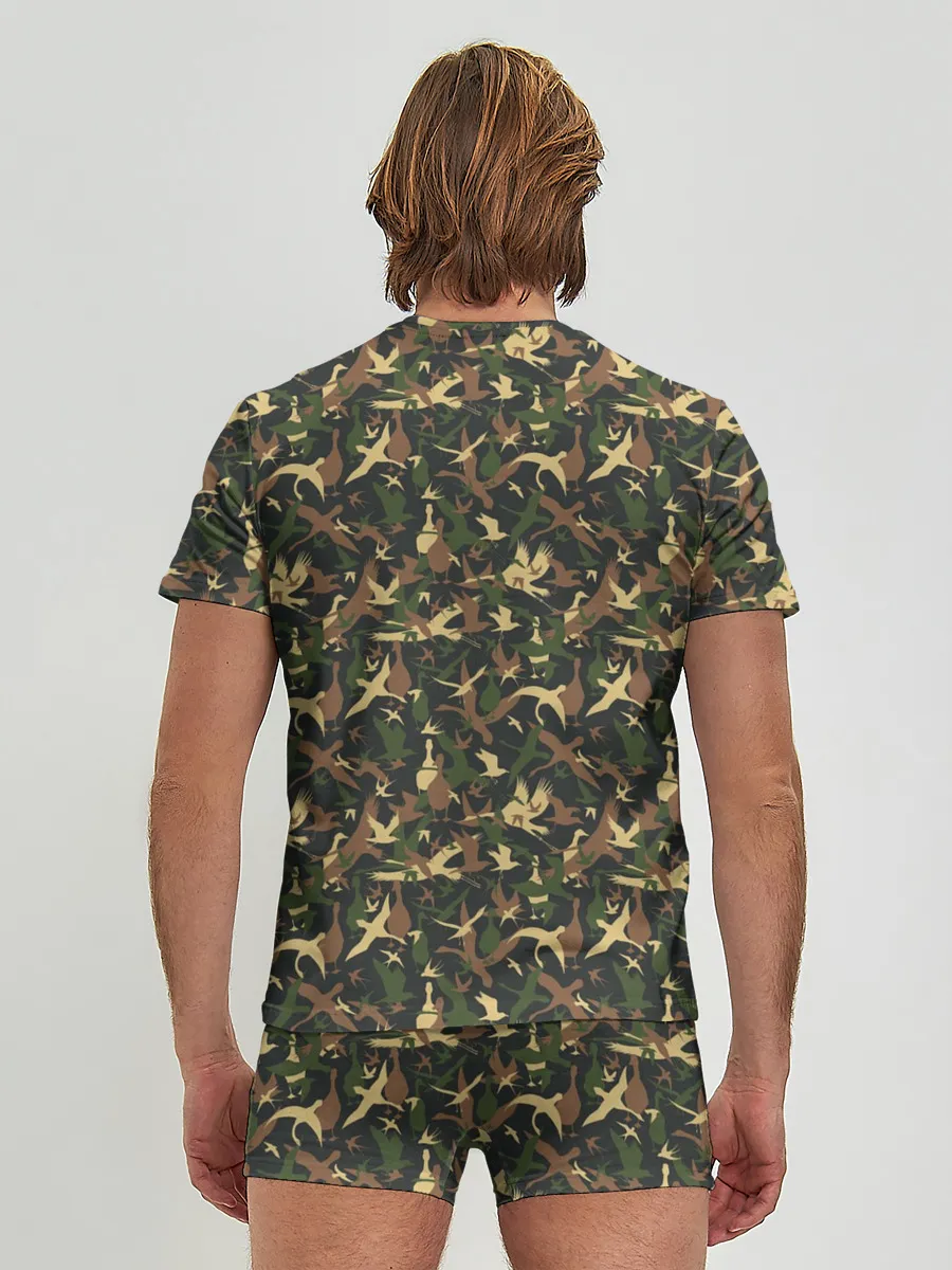 Мужские трусы с футболкой / Птицы