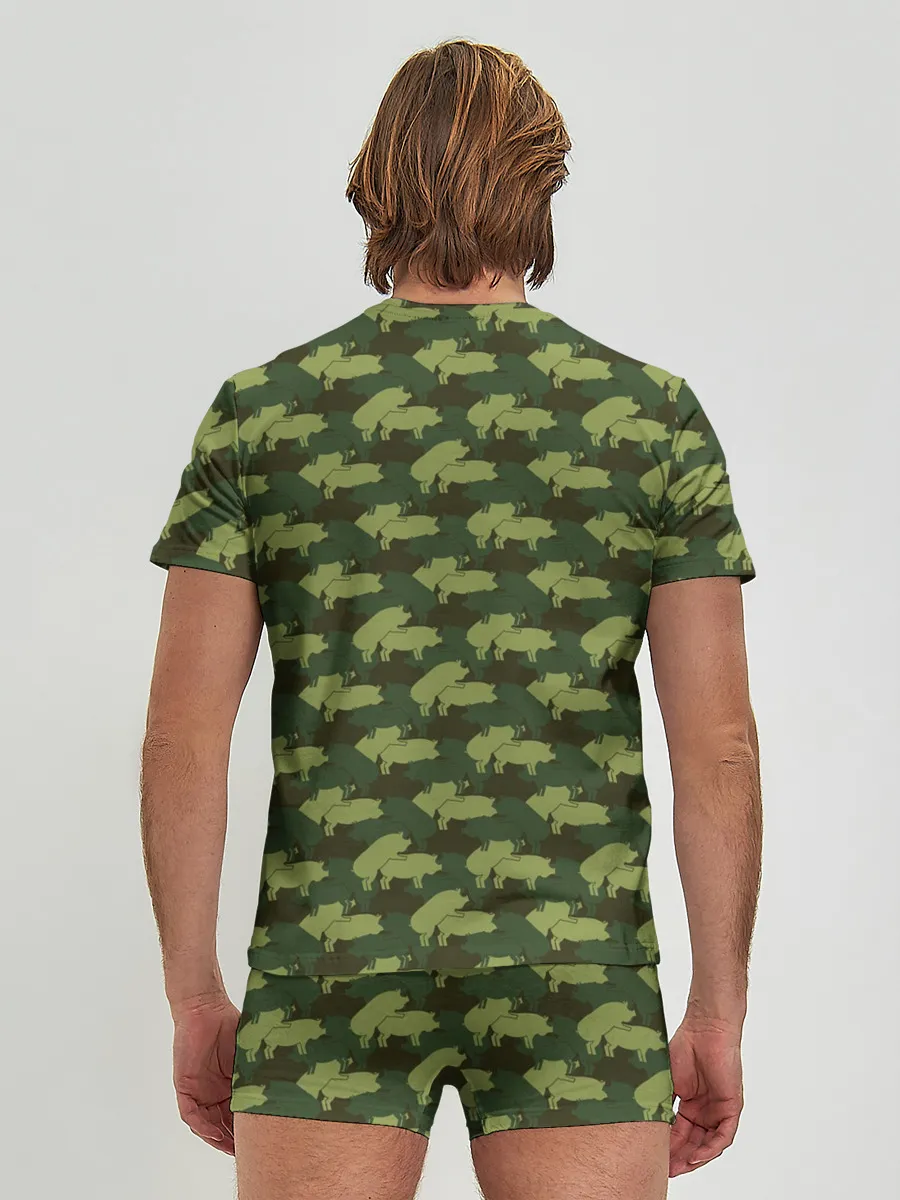 Мужские трусы с футболкой / Свиньи 18+