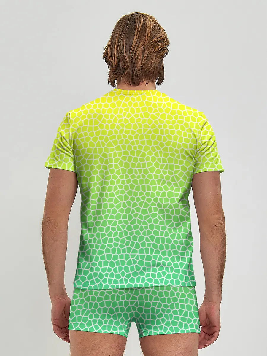 Мужские трусы с футболкой / Витражная мозаика