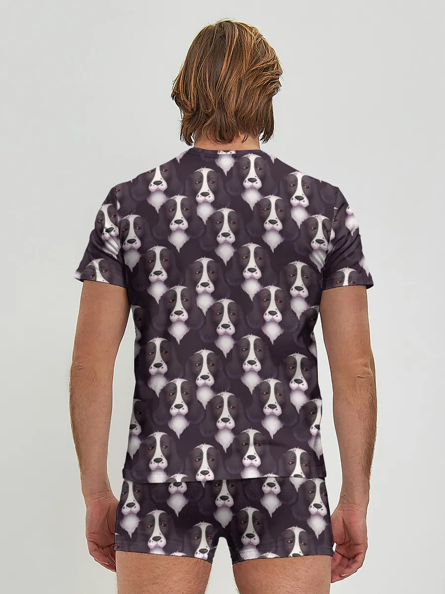 Мужские трусы с футболкой / Спаниель