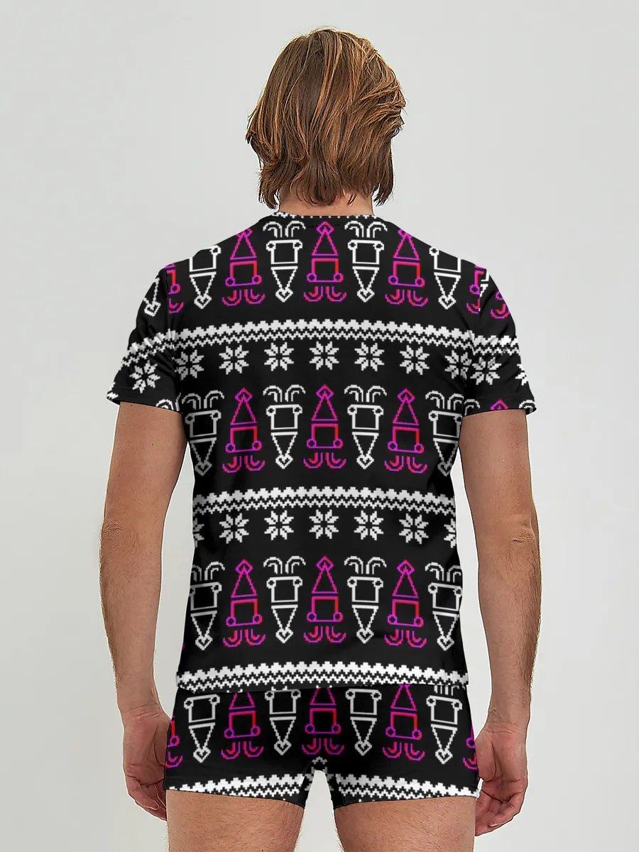 Мужские трусы с футболкой / Праздник кальмара