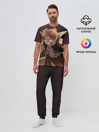 Мужская пижама с брюками / Нацу Хвост Феи