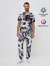 Мужская пижама с брюками / Городской камуфляж