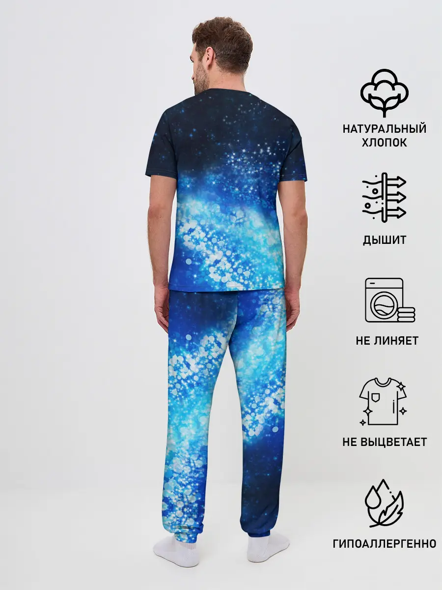 Мужская пижама с брюками / Новогодний олень