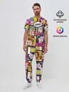 Мужская пижама с брюками / POP ART