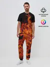 Мужская пижама с брюками / Огонь