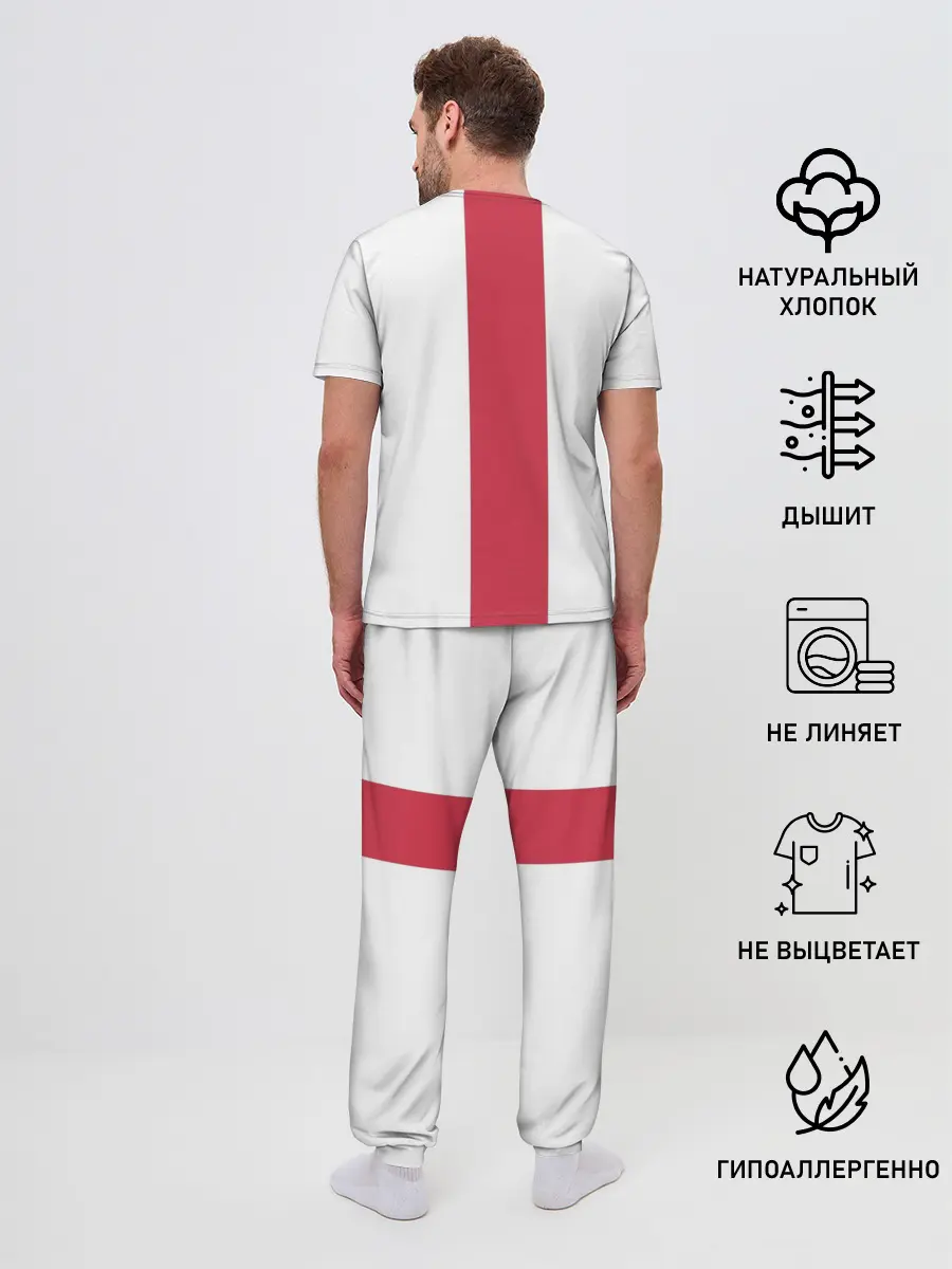 Мужская пижама с брюками / Сборная Польша