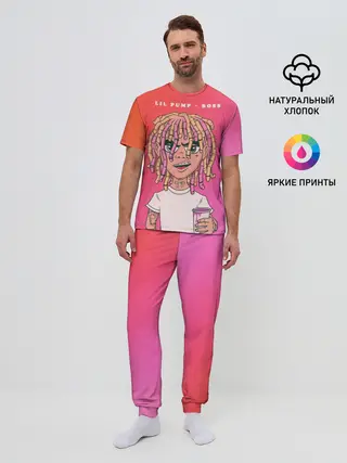 Мужская пижама с брюками / Lil Pump Boss