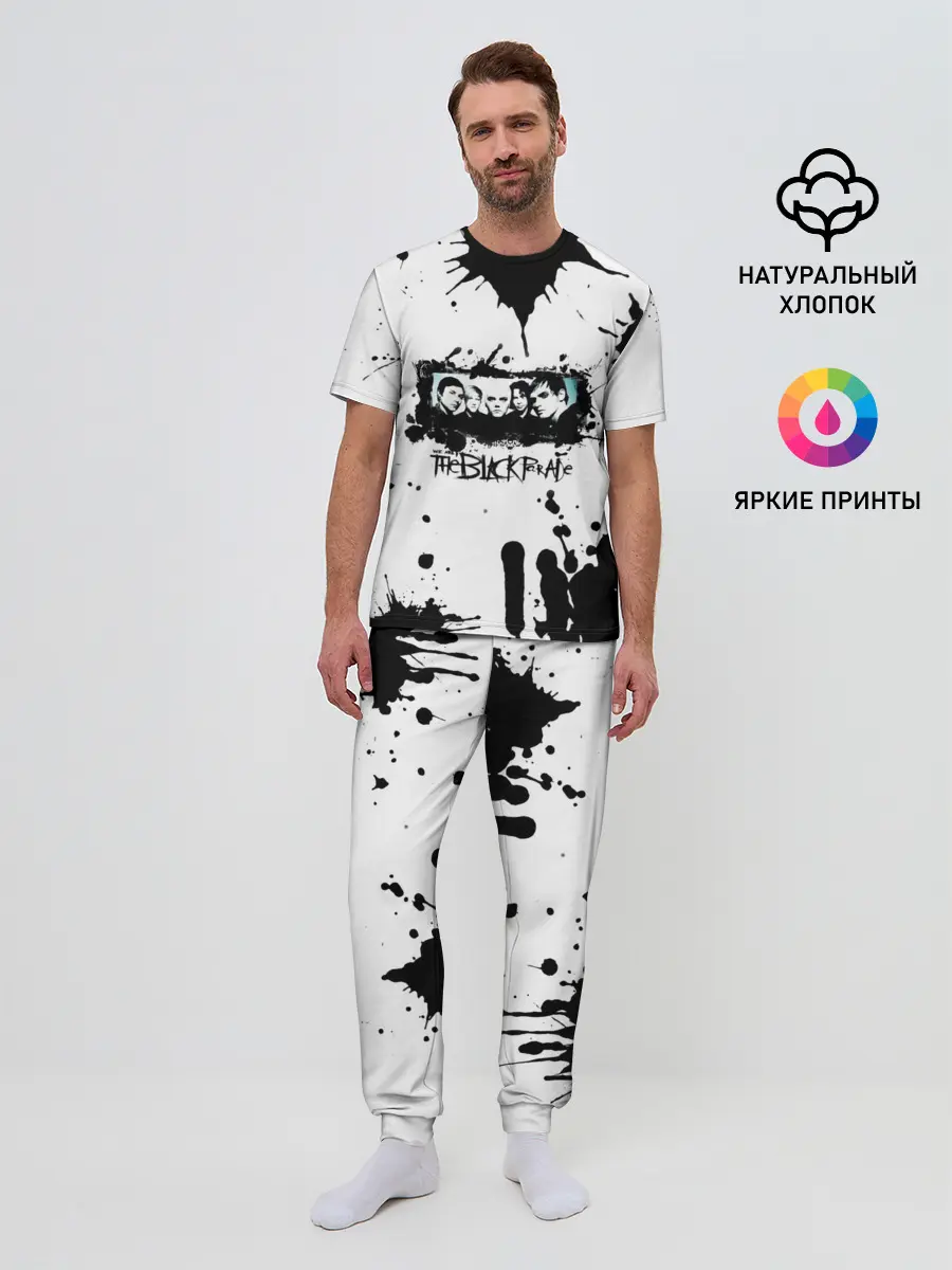 Мужская пижама с брюками / We are the black parade
