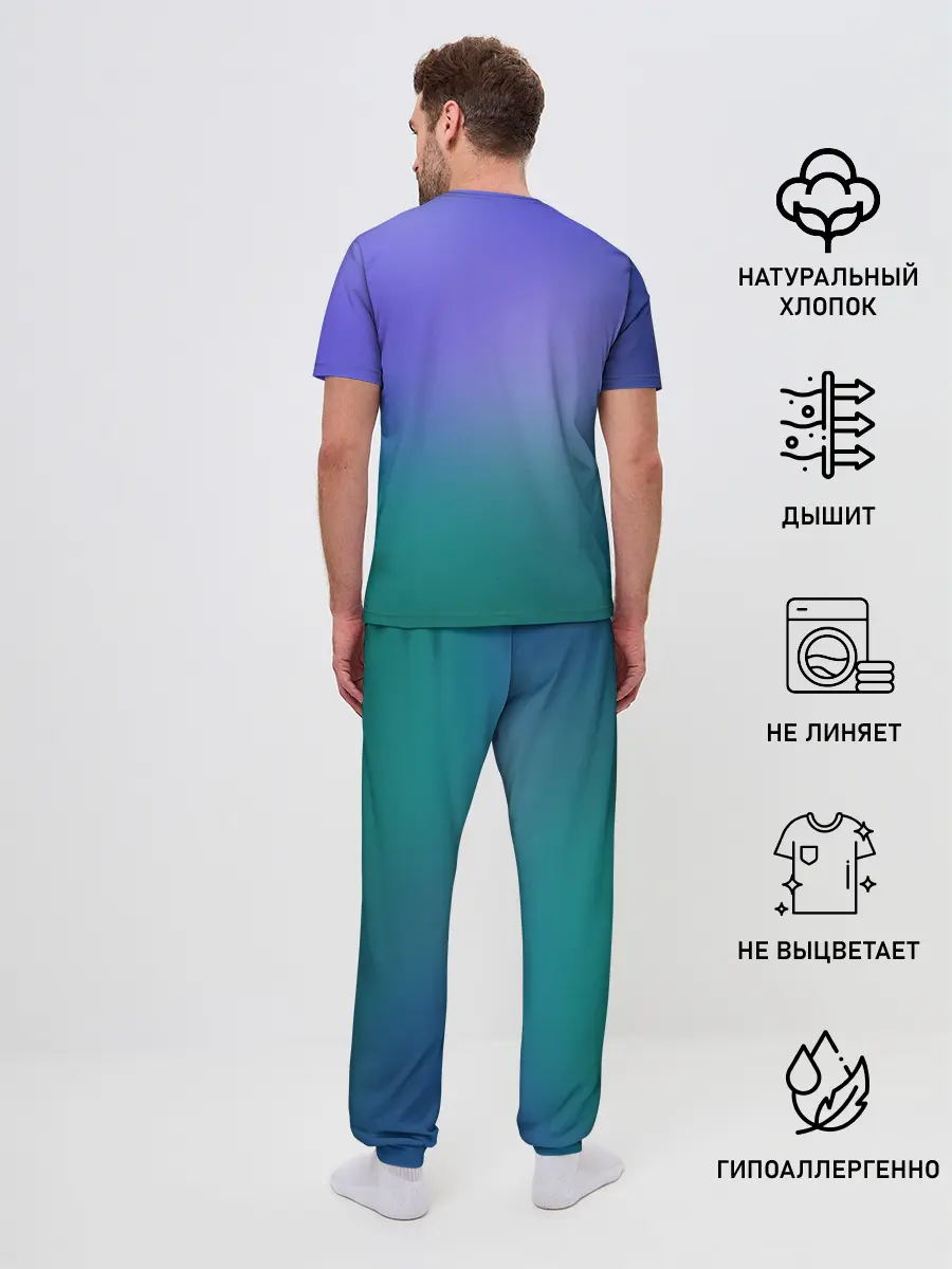 Мужская пижама с брюками / Fortnite Repeat