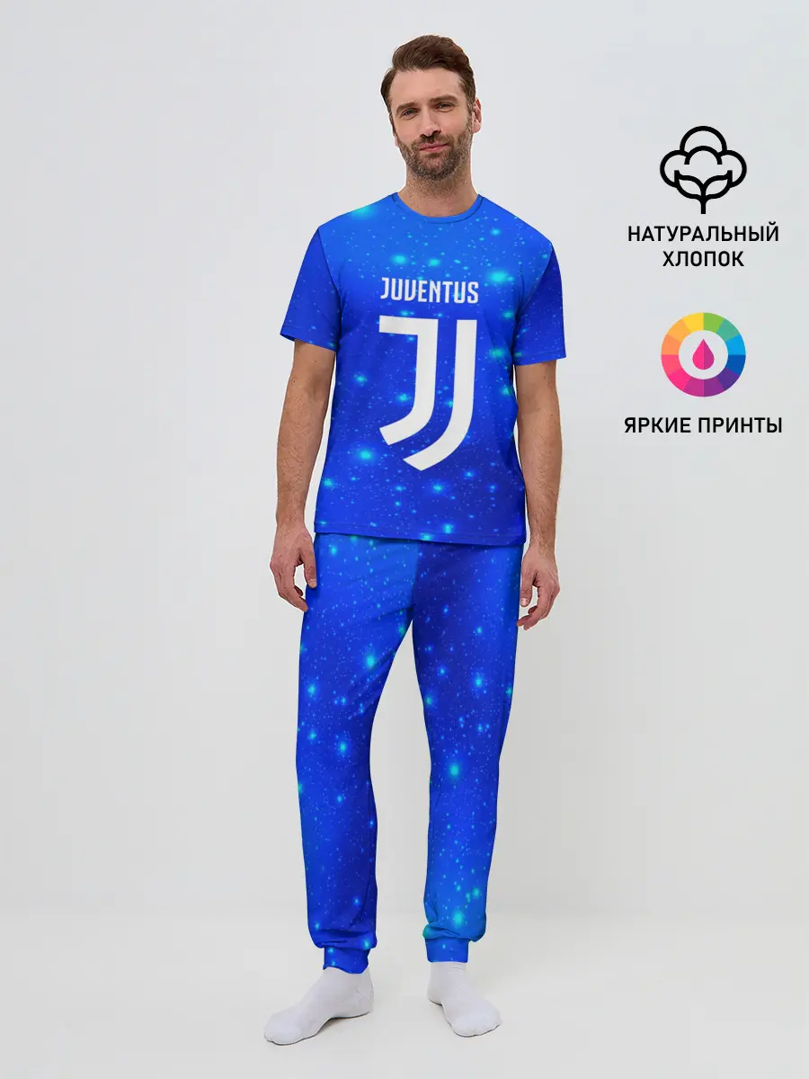 Мужская пижама с брюками / Juventus space collection