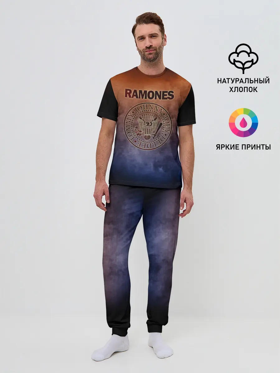 Мужская пижама с брюками / Ramones