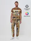 Мужская пижама с брюками / Африканская мозаика