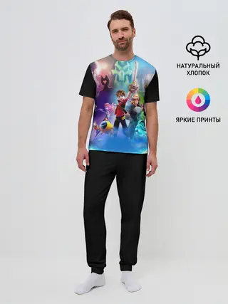 Мужская пижама с брюками / Zak _