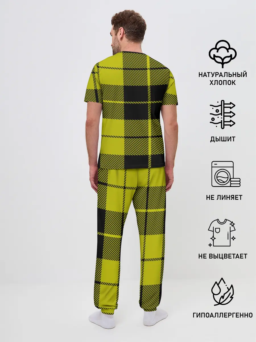 Мужская пижама с брюками / Такса Хипстер