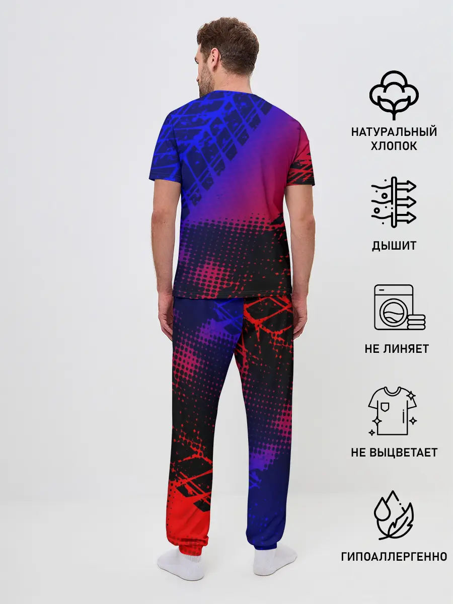 Мужская пижама с брюками / BMW uniform collection