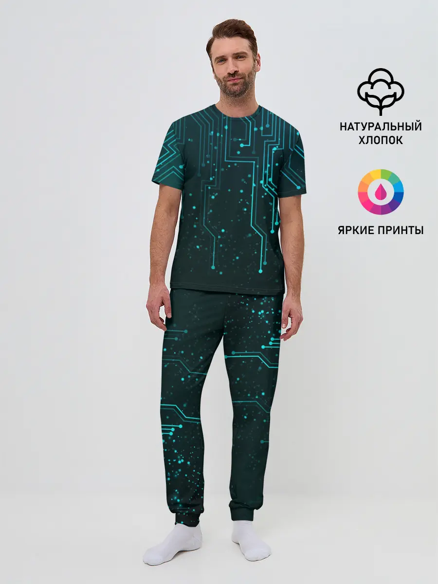 Мужская пижама с брюками / В стиле Трон новое поколения