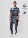 Мужская пижама с брюками / Metalic geometry
