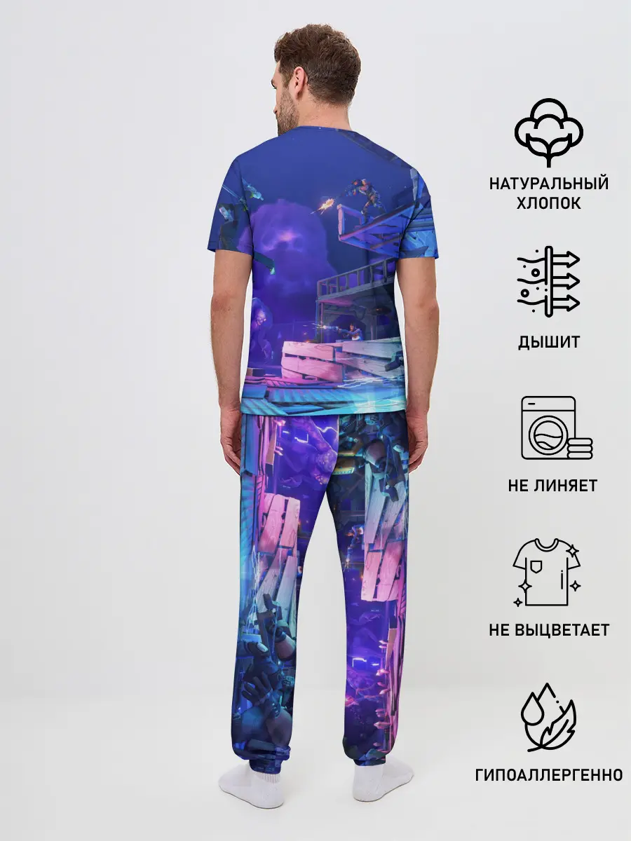 Мужская пижама с брюками / Fortnite