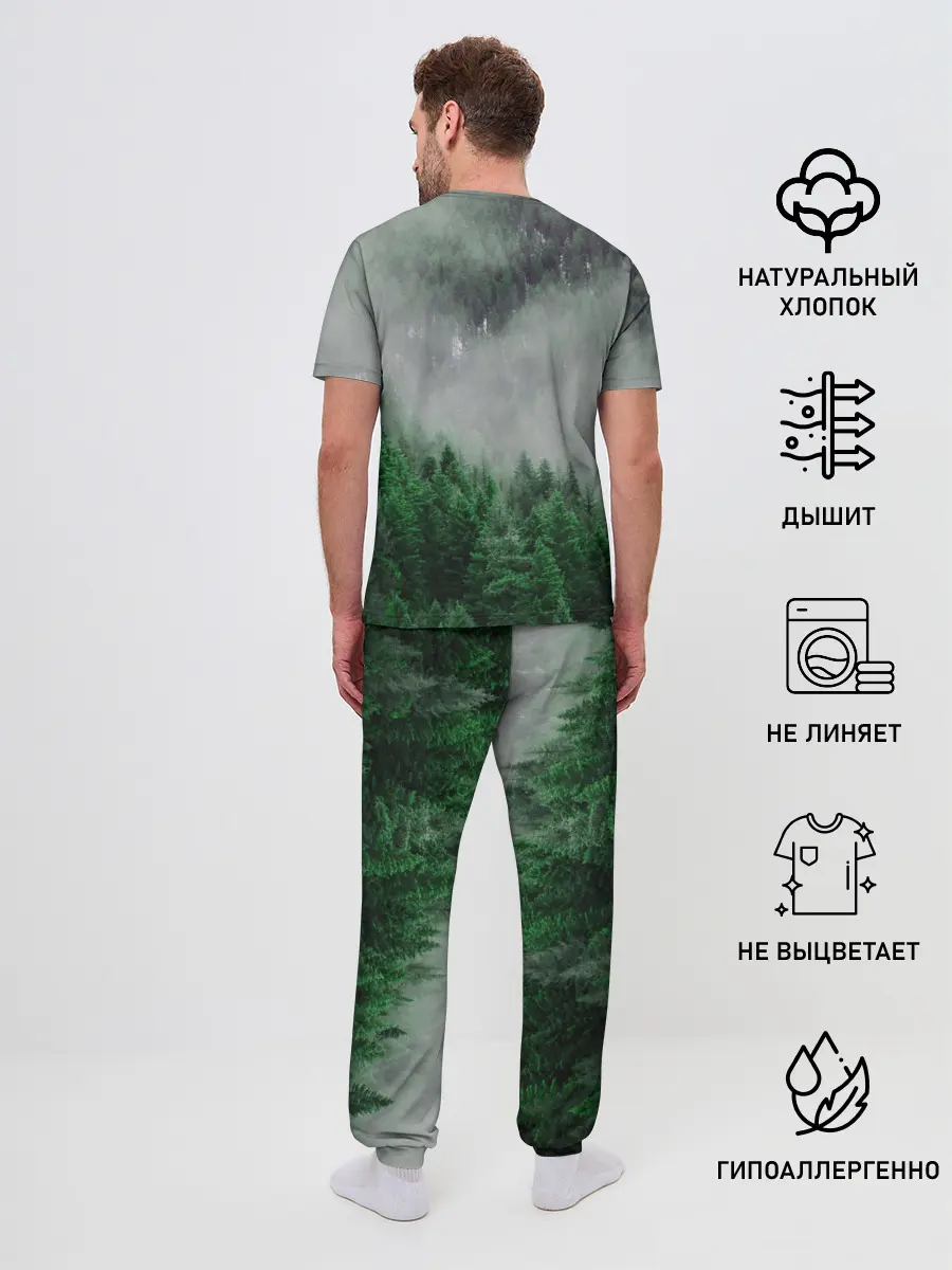 Мужская пижама с брюками / Сибирь