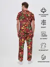 Мужская пижама с брюками / Осенний череп