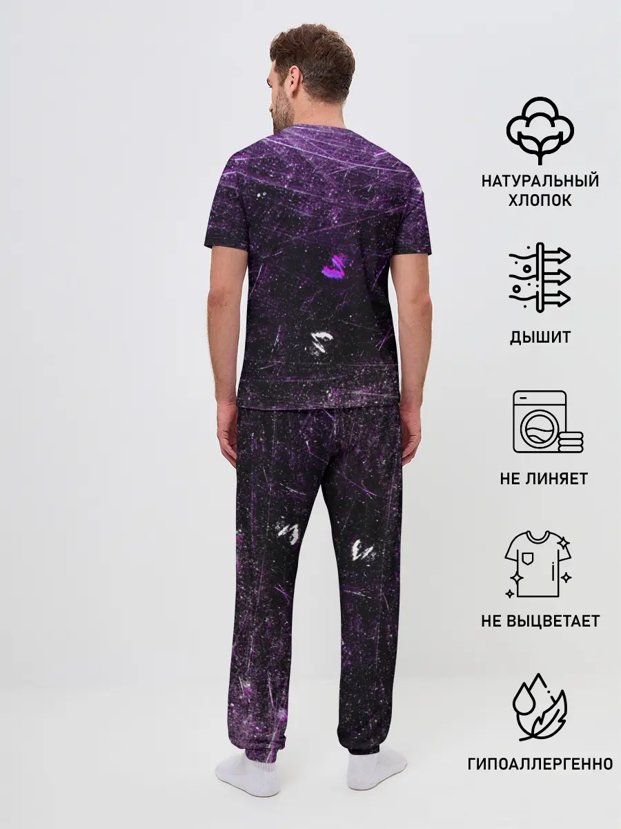 Мужская пижама с брюками / Cyberpunk Samurai Anime