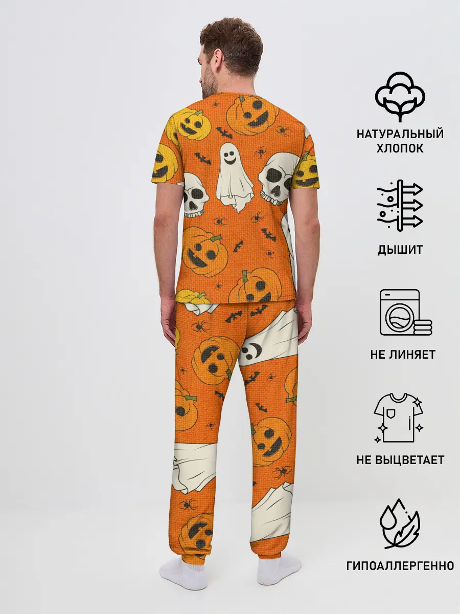 Мужская пижама с брюками / УЖАСТИКИ НА ВЯЗАНКЕ