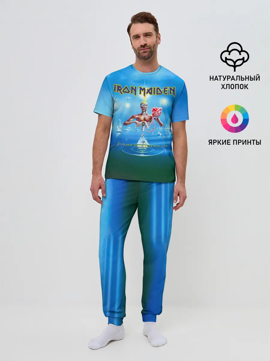 Мужская пижама с брюками / Seventh Son of a Seventh Son - Iron Maiden