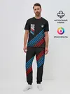 Мужская пижама с брюками / BMW STRIPE