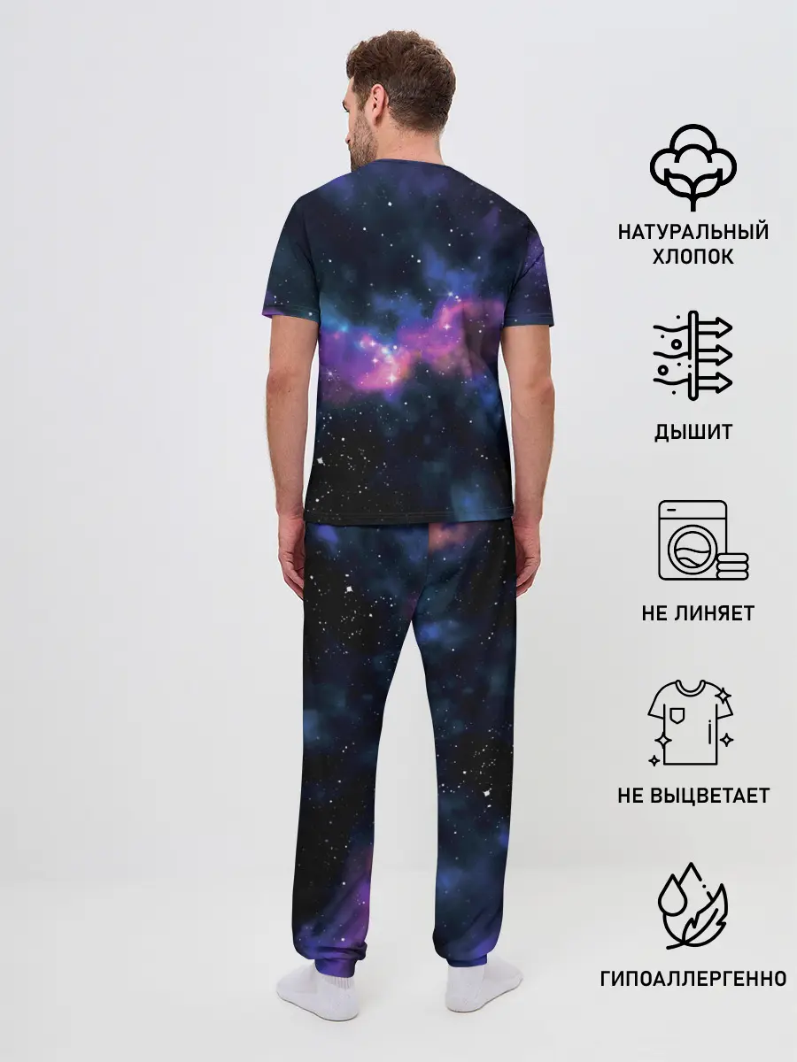 Мужская пижама с брюками / Овен / Aries, Знак зодиака